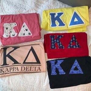 Kappa Delta Letters/Shirts